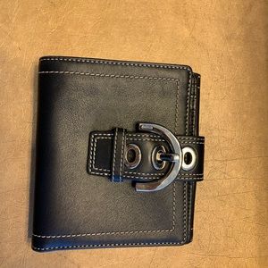 Coach Soho black leather wallet
